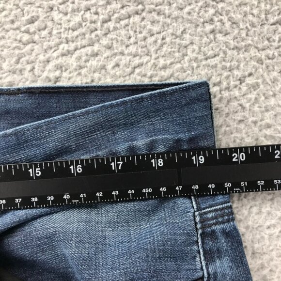 7 For All Mankind Mens 38 JARED Straight Leg Button Fly 100% Cotton Jeans 38x34 - Picture 11 of 15